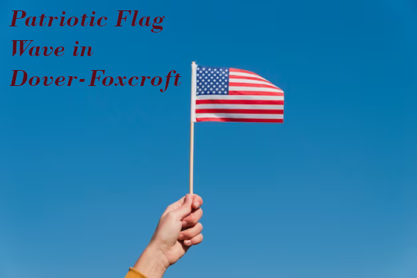 Patriotic Flag Wave in Dover-Foxcroft